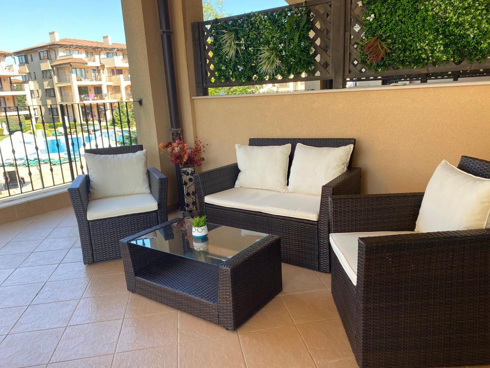 Sea View & Infinity Pool Apartments In Kaliakria Resort Balchik Bagian luar foto